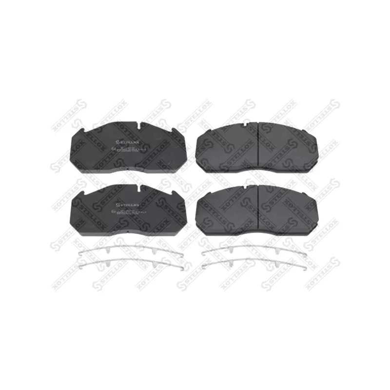 Jeu de 4 plaquettes de frein avant STELLOX 85-11405-SX