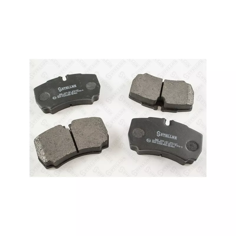 Jeu de 4 plaquettes de frein avant STELLOX 860 000-SX
