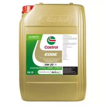 Huile moteur 0W-20 EDGE C5 – 20L CASTROL