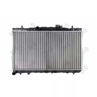Radiateur, refroidissement du moteur ABAKUS 019-017-0007