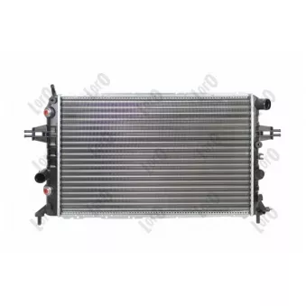 Radiateur, refroidissement du moteur ABAKUS 037-017-0083