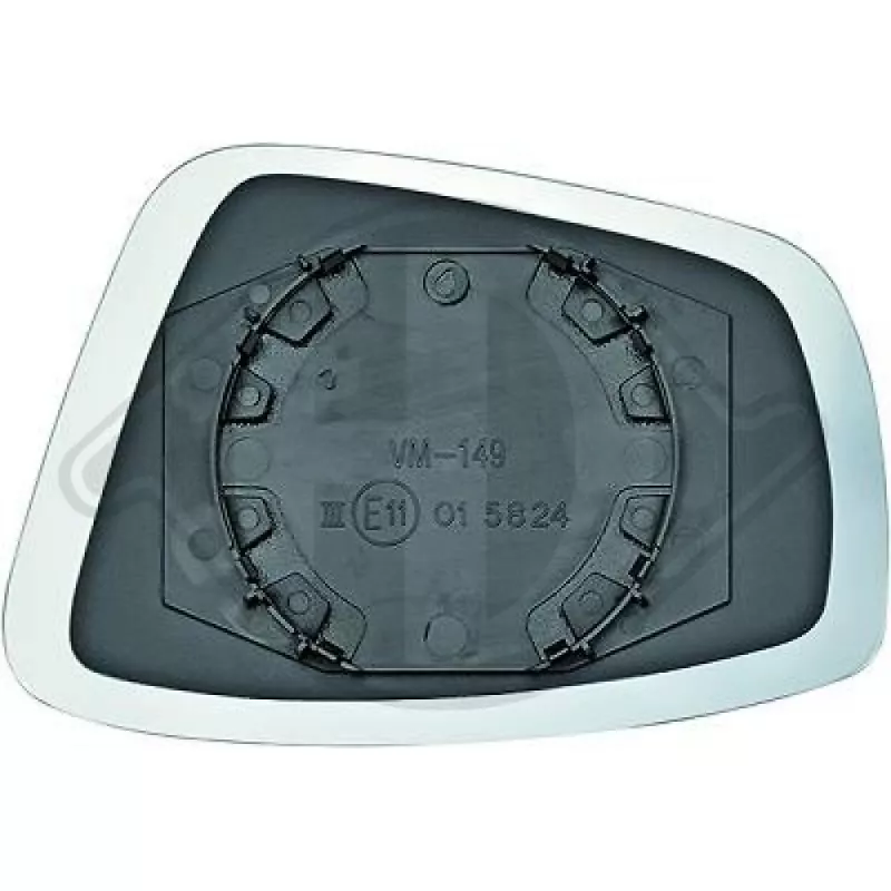 Verre de rétroviseur, rétroviseur extérieur DIEDERICHS 2236027