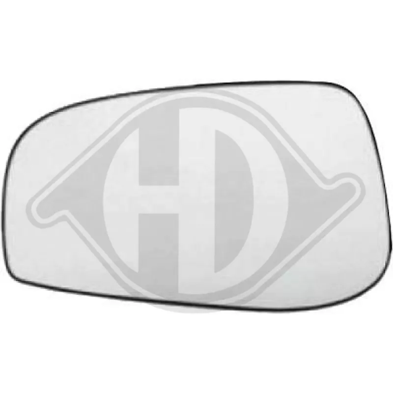 Verre de rétroviseur, rétroviseur extérieur DIEDERICHS 7660127