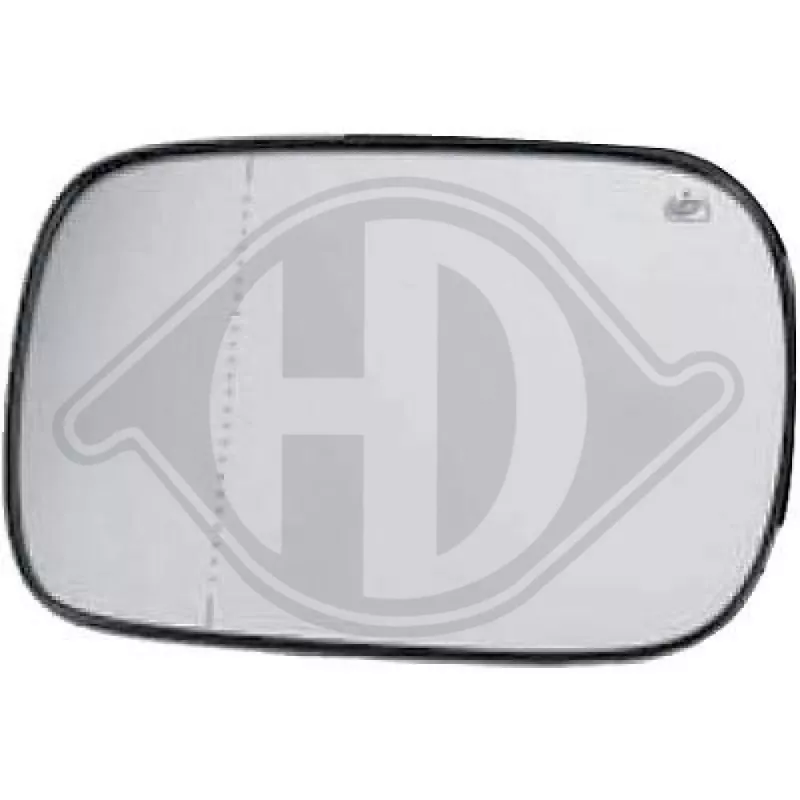 Verre de rétroviseur, rétroviseur extérieur DIEDERICHS 7685227