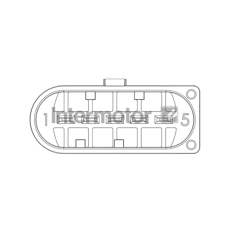Débitmètre de masse d'air INTERMOTOR 19703-M