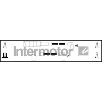 Kit de câbles d'allumage INTERMOTOR