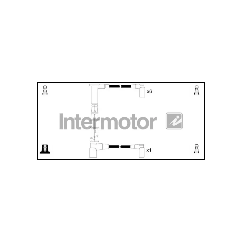Kit de câbles d'allumage INTERMOTOR 73650