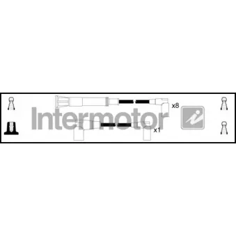 Kit de câbles d'allumage INTERMOTOR