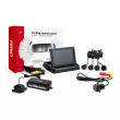 Ensemble de capteurs de stationnement TFT02 4,3" avec caméra HD-305-LED 4 capteurs noirs "GOLD" AMIO 02697 - Visuel 1