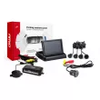 Ensemble de capteurs de stationnement TFT02 4,3" avec caméra HD-308-LED 4 capteurs noirs "GOLD" AMIO 02699 - Visuel 1