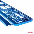 Cadre de plaque d'immatriculation métallisé bleu - AMIO 03174 - Visuel 3