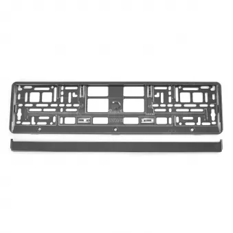 Cadre de plaque d'immatriculation métallisé graphite AMIO 03173