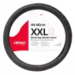 Housse en cuir matelassée pour volant de voiture XXL 44-46cm SWC-51-XXL AMIO 03564 - Visuel 1