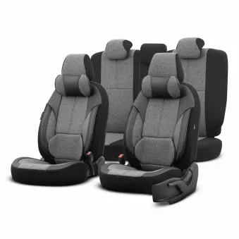 Ensemble de housses pour sièges de voiture OTOM VOYAGER 102 FUMÉ 3-ZIP AMIO OT86759