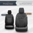 Ensemble de housses pour sièges de voiture OTOM SWAN 501 NOIR 3-ZIP AMIO OT86751 - Visuel 3