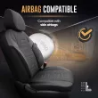 Ensemble de housses pour sièges de voiture OTOM THRONE 102 SMOKED 3-ZIP AMIO OT86755 - Visuel 3