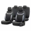 Ensemble de housses pour sièges de voiture OTOM INDIVIDUAL 203 NOIR/BLEU 3-ZIP AMIO OT74052 - Visuel 1