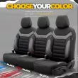 Ensemble de housses pour sièges de voiture OTOM INDIVIDUAL 203 NOIR/BLEU 3-ZIP AMIO OT74052 - Visuel 3