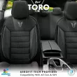 Ensemble de housses pour sièges de voiture OTOM TORO 902 NOIR/FUMÉ NZ AMIO OT76893 - Visuel 2