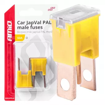 Fusibles automobiles JAPVAL PAL mâles 2 pcs 60A - AMIO 03400