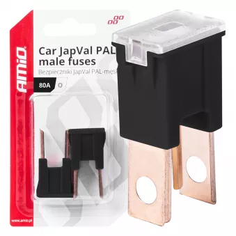 Fusibles automobiles JAPVAL PAL mâles 2 pcs 80A - AMIO 03402
