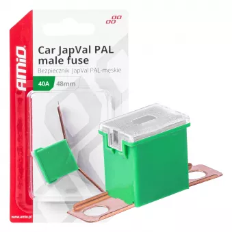Fusible automobile JAPVAL PAL mâle PAL 48mm 40A - AMIO 03419