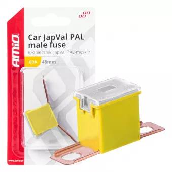 Fusible automobile JAPVAL PAL mâle 48mm 60A - AMIO 03421
