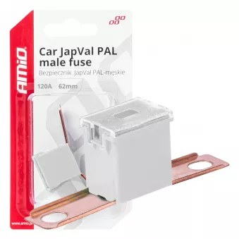 Fusible automobile JAPVAL PAL mâle 62mm 120A - AMIO 03434