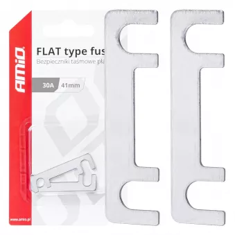 Fusibles à ruban plats 2 pcs. 41mm 30A - AMIO 03489