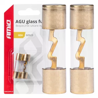 Fusibles en verre AGU 2 pcs. 60A - AMIO 03487