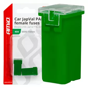 Fusibles automobiles JAPVAL PAL femelles 2 pcs 40A - AMIO 03438