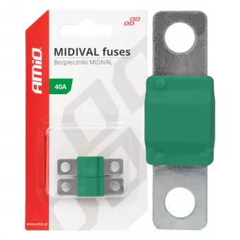 Fusibles automobiles MIDIVAL MTA 2 pcs. 40A - AMIO 03474