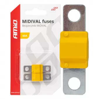 Fusibles automobiles MIDIVAL MTA 2 pcs. 60A - AMIO 03476