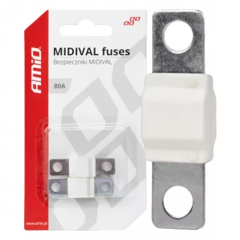 Fusibles automobiles MIDIVAL MTA 2 pcs. 80A - AMIO 03478