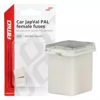 Fusibles automobiles JAPVAL PAL femelles 2 pcs 25A - AMIO 03452
