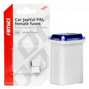 Fusibles automobiles JAPVAL PAL femelles 2 pcs 25A - AMIO 03459