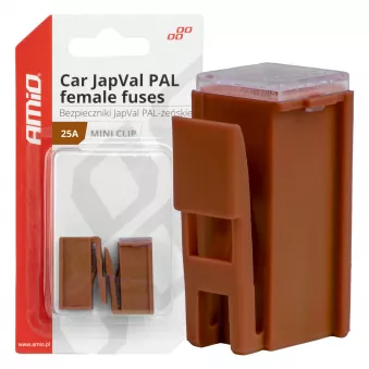 Fusibles automobiles JAPVAL PAL femelles 2 pcs 25A - AMIO 03412