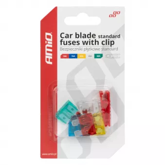 Fusibles à lame standard ensemble complet MIX 5 pcs + extracteur - AMIO 03380