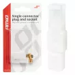 Prise fiche connecteur connecteur 1 PIN + connecteurs - AMIO 03511 - Visuel 1