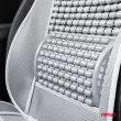 Tapis de siège fauteuil perles avec support lombaire pour voiture AMIO 03643 - Visuel 3