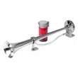Klaxon signal sonore fanfare chrome 12V - AMIO 03618 - Visuel 1