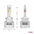 Ampoules, lampes à incandescence LED série D-Basic D2S D2R 6000K Canbus - AMIO 03627 - Visuel 3