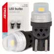 Ampoules LED 360 Pure Light Series STANDARD T10 W5W 2x3020 SMD Blanc 12V 24V - AMIO 03726 - Visuel 1