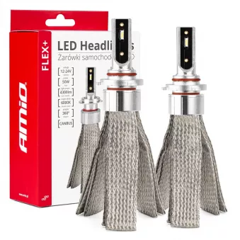 Ampoules LED pour voiture série FLEX+ HB4 12V 24V 6000K Canbus -03665 AMIO 03665/01088