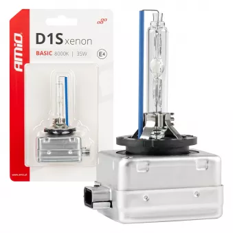 Ampoule xénon filament xénon D1S 35W 8000K BASIC blister AMIO 03865