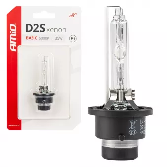 Ampoule xénon filament xénon D2S 6000K BASIC blister AMIO 03861