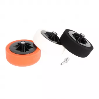 Ensemble d'éponges pour polissage éponges de polissage 3x150mm + adaptateur M14 - AMIO 03703