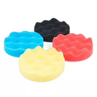 Ensemble de polissage éponges de polissage à scratch 4 pcs. 125 mm - AMIO 03710