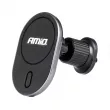 Support de voiture pour téléphone avec chargeur à induction pour grille d'aération My Mag 15W - AMIO 03769 - Visuel 1