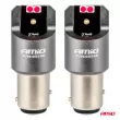 Ampoules LED CANBUS PRO BAY15D P21/5W 4x3030 SMD rouges 12V 24V - AMIO 03586 - Visuel 2